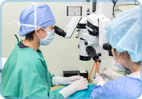 専門スタッフと最新機器による確かな技術と手術・診療体制