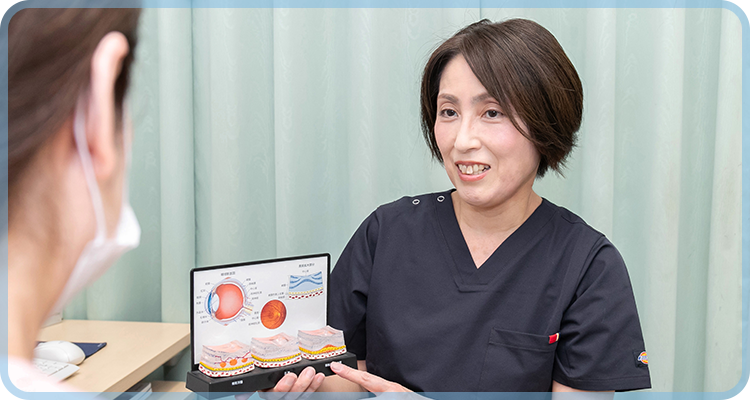女性院長による丁寧な診察・分かりやすい説明